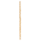 12 Pack: Champagne Large Hole Faceted Glass Rondelle Beads by Bead Landing™